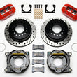 Load image into Gallery viewer, Wilwood Dynapro Low-Profile 11.00in P-Brake Kit Drill-Red Spcl 2.81in Offset fits Chevy 12 Bolt