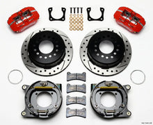 Load image into Gallery viewer, Wilwood Dynapro Low-Profile 11.00in P-Brake Kit Drill-Red Spcl 2.81in Offset fits Chevy 12 Bolt