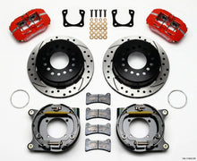 Load image into Gallery viewer, Wilwood Dynapro Low-Profile 11.00in P-Brake Kit Drill-Red 12 Bolt Spcl 2.81in Off Stag Mount fits Chevrolet