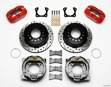 Load image into Gallery viewer, Wilwood Dynapro Low-Profile 11.00in P-Brake Kit Drill-Red Ends 2.81in Offset fits 1958-1964 Oldsmobile / Pontiac