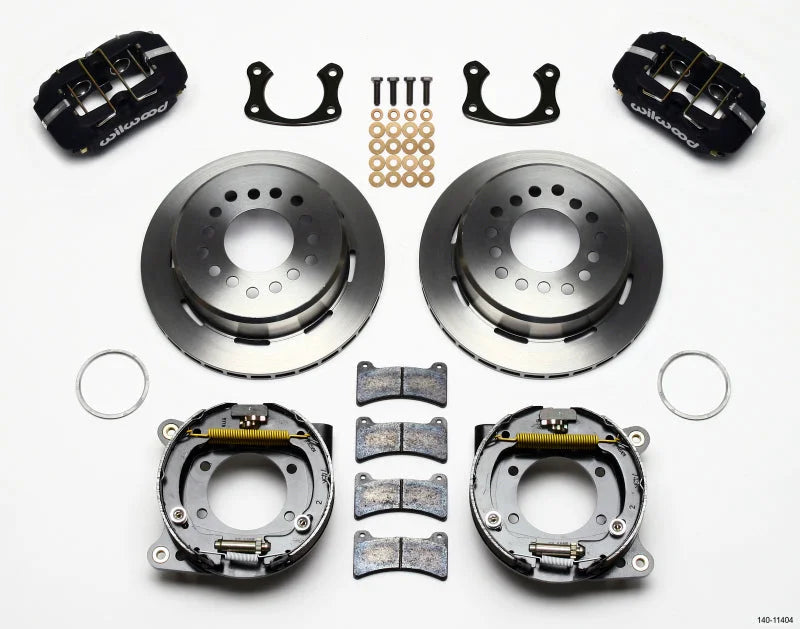 Wilwood Dynapro Low-Profile 11.00in P-Brake Kit New Big 2.50in Off Front Mount fits Ford