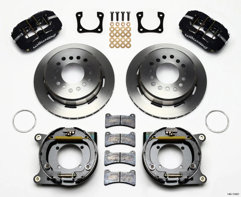 Wilwood Dynapro Low-Profile 11.00in P-Brake Kit Spcl 2.81in Offset fits Chevy 12 Bolt