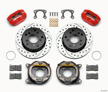 Load image into Gallery viewer, Wilwood Dynapro Lug Mount P/S P-B Kit Drilled-Red Small 2.36in Off 5 x 5.50 fits Ford Bronco