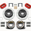 Load image into Gallery viewer, Wilwood Dynapro Lug Mount P/S Park Brake Kit Drilled Red Big 2.00in Off 5 x 5.50 fits Ford Bronco
