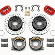 Load image into Gallery viewer, Wilwood Dynapro Lug Mount P/S Park Brake Kit Drilled Red Big 2.36in Off 5 x 5.50 fits Ford Bronco
