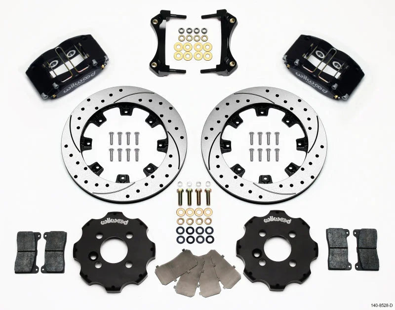 Wilwood Dynapro Radial Front Kit 12.19in Drilled Mini Cooper - Side View