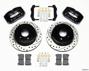 Wilwood Dynapro Radial Rear Kit 12.19in Drilled fits 2004-2006 Pontiac GTO