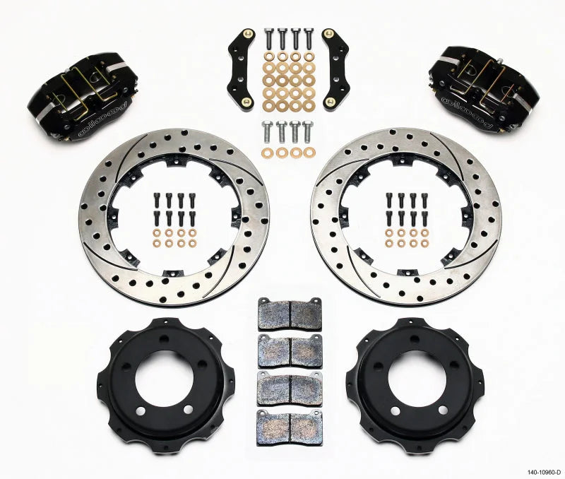Wilwood Dynapro Rear Kit 12.19in Drilled Backdraft Cobra fits BMW E36