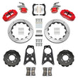 Load image into Gallery viewer, Wilwood FNSL4R/MC4 Rear Parking BBK w/ 13.50in Slotted Rotors - Red fits 1989-1998 Nissan 240SX