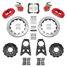 Load image into Gallery viewer, Wilwood FNSL4R/MC4 Rear Parking BBK w/ 13.50in Slotted Rotors - Red fits 1989-1998 Nissan 240SX