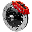 Load image into Gallery viewer, Wilwood FNSL6R Front Big Brake Kit 14in drill/slot 6x5.5 BP for drop spindles - Red fits 1963-1987 Chevrolet C10