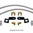 Load image into Gallery viewer, Wilwood Flexline Kit 14in. M10-1.00 90 Deg