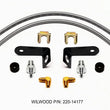 Load image into Gallery viewer, Wilwood Flexline Kit 20 inch -3 M10-1.0 BF 1/8 NPT 90 Degree