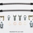 Load image into Gallery viewer, Wilwood Flexline Kit D52 Caliper 10in w/ Banjo 10mm -3/8-24 Chassis