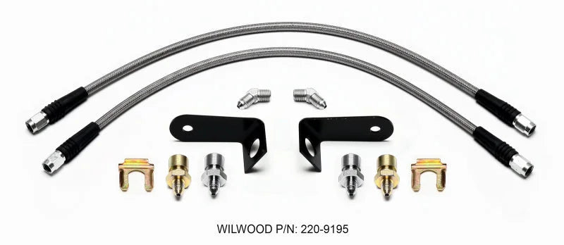 Wilwood Flexline Kit Front w/ FSL4 Caliper fits 1970-1973 Ford Mustang