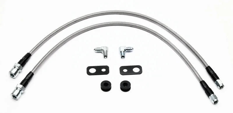 Wilwood Flexline Kit w/ Forged Dynalite Front Caliper fits 2002 Mitsubishi Lancer