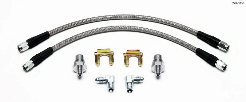 Wilwood Flexline Kit w/ SL4 or SL6 Front Caliper fits 1988-1996 Chevrolet Corvette