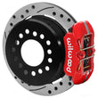 Load image into Gallery viewer, Wilwood Forged 4 Piston DynaPro Red Caliper HP32 VV D&amp;S Rotor - 11.00x0.81 fits Chevy Monte Carlo - Side View