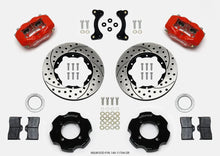 Load image into Gallery viewer, Wilwood Forged Dynalite Front Hat Kit 11.00in Drilled Red fits 2001-2005 Mazda Miata