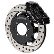 Load image into Gallery viewer, Wilwood Forged Dynalite Front Hat Kit 11.75in SRP Drilled/Slotted Rotor Black Caliper fits 1990-2005 Mazda Miata