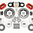 Load image into Gallery viewer, Wilwood Forged Dynalite Front Kit 11.00in Drill Red Disc &amp; Drum Spindle fits 1970-1974 Ford Maverick / 1970-1973 Ford Must...