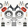 Load image into Gallery viewer, Wilwood Forged Dynalite Front Kit 11.00in Drill-Red -Drum Spindle fits 1965-1968 Chevrolet Bel Air / 1967-1968 Chevrolet C...