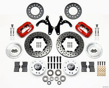 Load image into Gallery viewer, Wilwood Forged Dynalite Front Kit 11.00in Drill-Red fits 1955-1957 Chevrolet Bel Air / 1955-1956 Chevrolet Bel Air Beauville