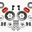 Load image into Gallery viewer, Wilwood Forged Dynalite Front Kit 11.00in Drill-Red 74-80 Pinto/Mustang II Disc Spindle only