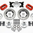 Load image into Gallery viewer, Wilwood Forged Dynalite Front Kit 11.00in Drilled Red CDP A Body 10in Drum fits 1965-1972 Dodge DART / 1970-1972 Plymouth ...
