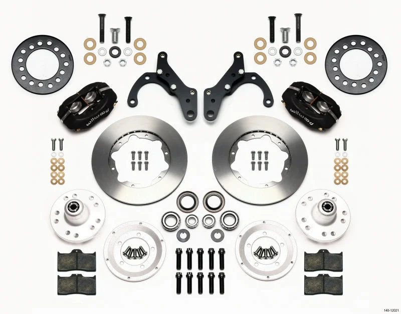 Wilwood Forged Dynalite Front Kit 11.00in -Drum Spindle fits 1965-1968 Chevrolet Bel Air / 1967-1968 Chevrolet Caprice / 1...