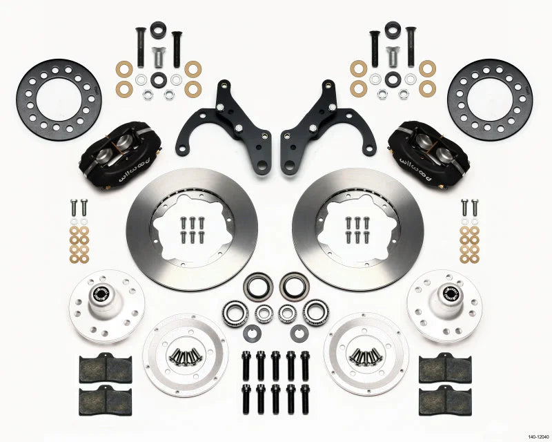 Wilwood Forged Dynalite Front Kit 11.00in Drum/Disc fits 1969 1970 Chevrolet Bel Air / 1970 Chevrolet Biscayne / 1970 Chev...