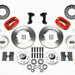 Load image into Gallery viewer, Wilwood Forged Dynalite Front Kit 11.00in Red 74-80 Pinto/Mustang II Disc Spindle only