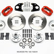 Load image into Gallery viewer, Wilwood Forged Dynalite Front Kit 11.00in Red CDP B &amp; E Body-Drum fits 1970-1972 Dodge Challenger / 1970 1971 Dodge Challe...