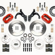 Load image into Gallery viewer, Wilwood Forged Dynalite Front Kit 11.00in Red -Drum Spindle fits 1965-1968 Chevrolet Bel Air / 1967-1968 Chevrolet Caprice...