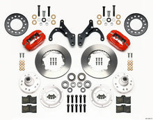 Load image into Gallery viewer, Wilwood Forged Dynalite Front Kit 11.00in Red -Drum Spindle fits 1965-1968 Chevrolet Bel Air / 1967-1968 Chevrolet Caprice...