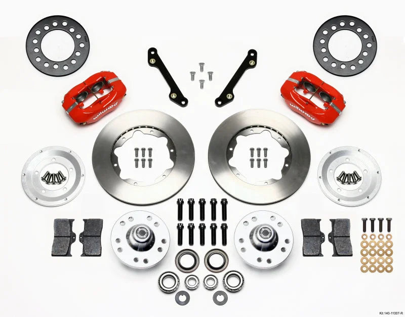 Wilwood Forged Dynalite Front Kit 11.00in Red fits 1970-1978 Chevrolet Camaro / 1970 1973-1978 Buick / Cadillac