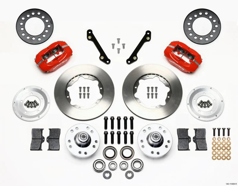 Wilwood Forged Dynalite Front Kit 11.00in Red fits 1979-1981 Chevrolet Camaro / 1984 1985 Buick Electra / 1979-1983 Buick ...