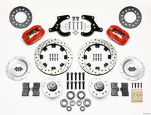 Load image into Gallery viewer, Wilwood Forged Dynalite Front Kit 11.75in Drilled Red fits 1955-1957 Chevrolet Bel Air / 1955-1956 Chevrolet Bel Air Beauv...