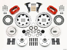 Load image into Gallery viewer, Wilwood Forged Dynalite Front Kit 11.75in Drilled Red fits 1941-1955 Cadillac