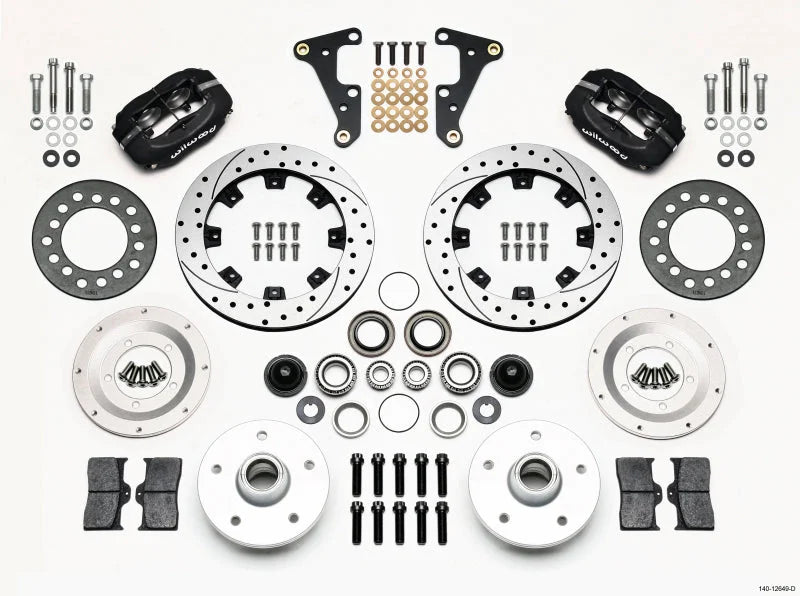 Wilwood Forged Dynalite Front Kit 11.75in Drilled fits 1941-1955 Cadillac