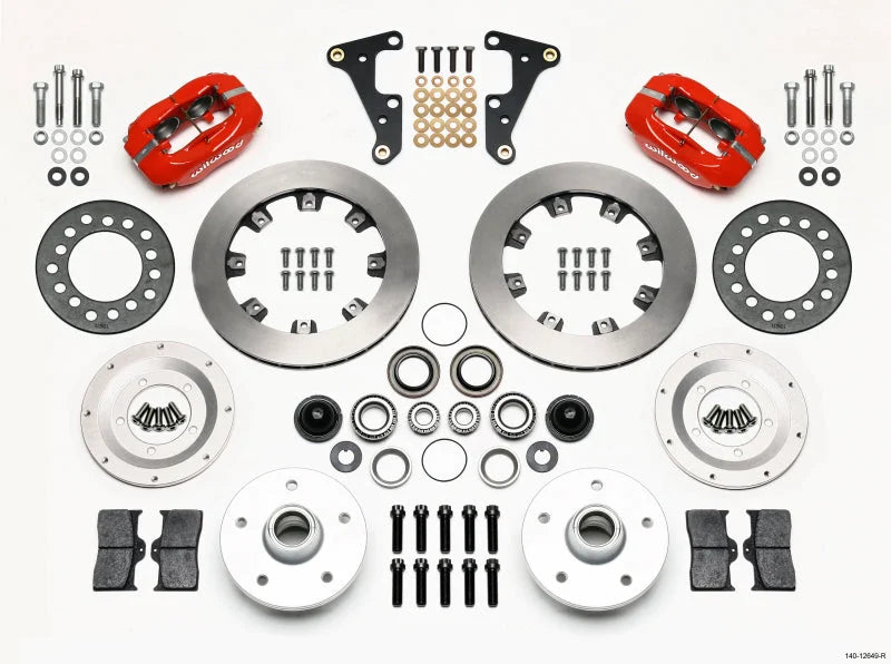 Wilwood Forged Dynalite Front Kit 11.75in Red fits 1941-1955 Cadillac