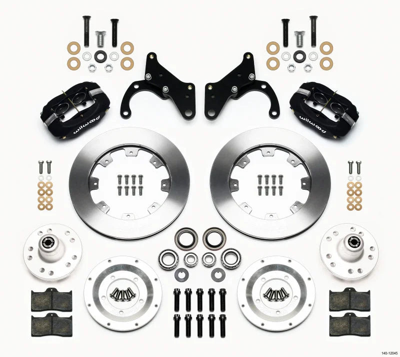Wilwood Forged Dynalite Front Kit 12.19in 69-70 Impala Drum/Disc 69-82 Vette