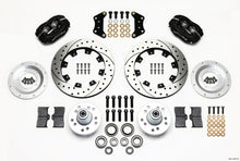 Load image into Gallery viewer, Wilwood Forged Dynalite Front Kit 12.19in Drilled Magnum Force Drop Spindle