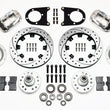 Load image into Gallery viewer, Wilwood Forged Dynalite Front Kit 12.19in Drilled Polished Psgr. Car Spindle fits 1937-1948 Ford