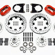 Load image into Gallery viewer, Wilwood Forged Dynalite Front Kit 12.19in Drilled Red Psgr. Car Spindle fits 1937-1948 Ford
