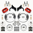 Load image into Gallery viewer, Wilwood Forged Dynalite Front Kit 12.19in Red 69-70 Impala Drum/Disc 69-82 Vette