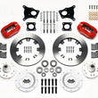 Load image into Gallery viewer, Wilwood Forged Dynalite Front Kit 12.19in Red OE Disc w/o Bendix Brakes fits 1970