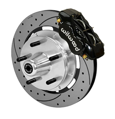Wilwood Forged Dynalite Front Kit 19.00in Drilled Rotor Black WWE...