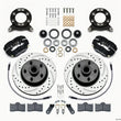 Load image into Gallery viewer, Wilwood Forged Dynalite-M Front Kit 11.30in 1 PC Rotor&amp;Hub-Drill 70-73 Mustang Disc &amp; Drum Spindle