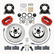 Load image into Gallery viewer, Wilwood Forged Dynalite-M Front Kit 11.30in 1 Rotor &amp; Hub Red Disc &amp; Drum Spindle fits 1970-1974 Ford Maverick / 1970-1973...